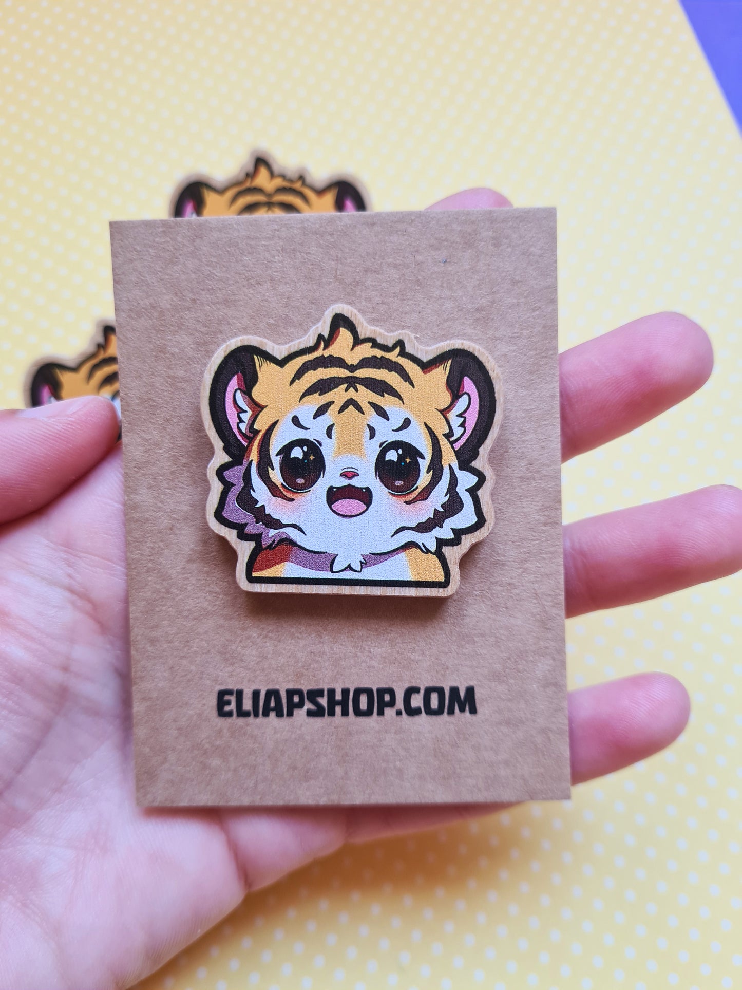 Pin de Madera de Tigre