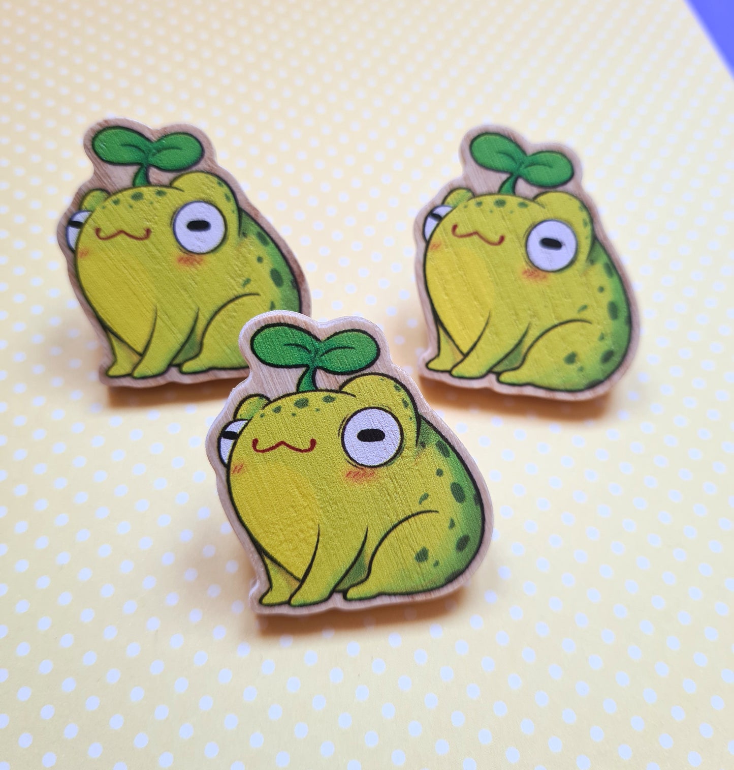 Pin de madera de Rana