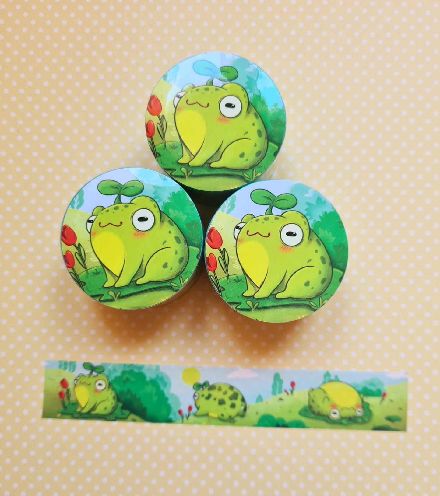 Washi tape de rana