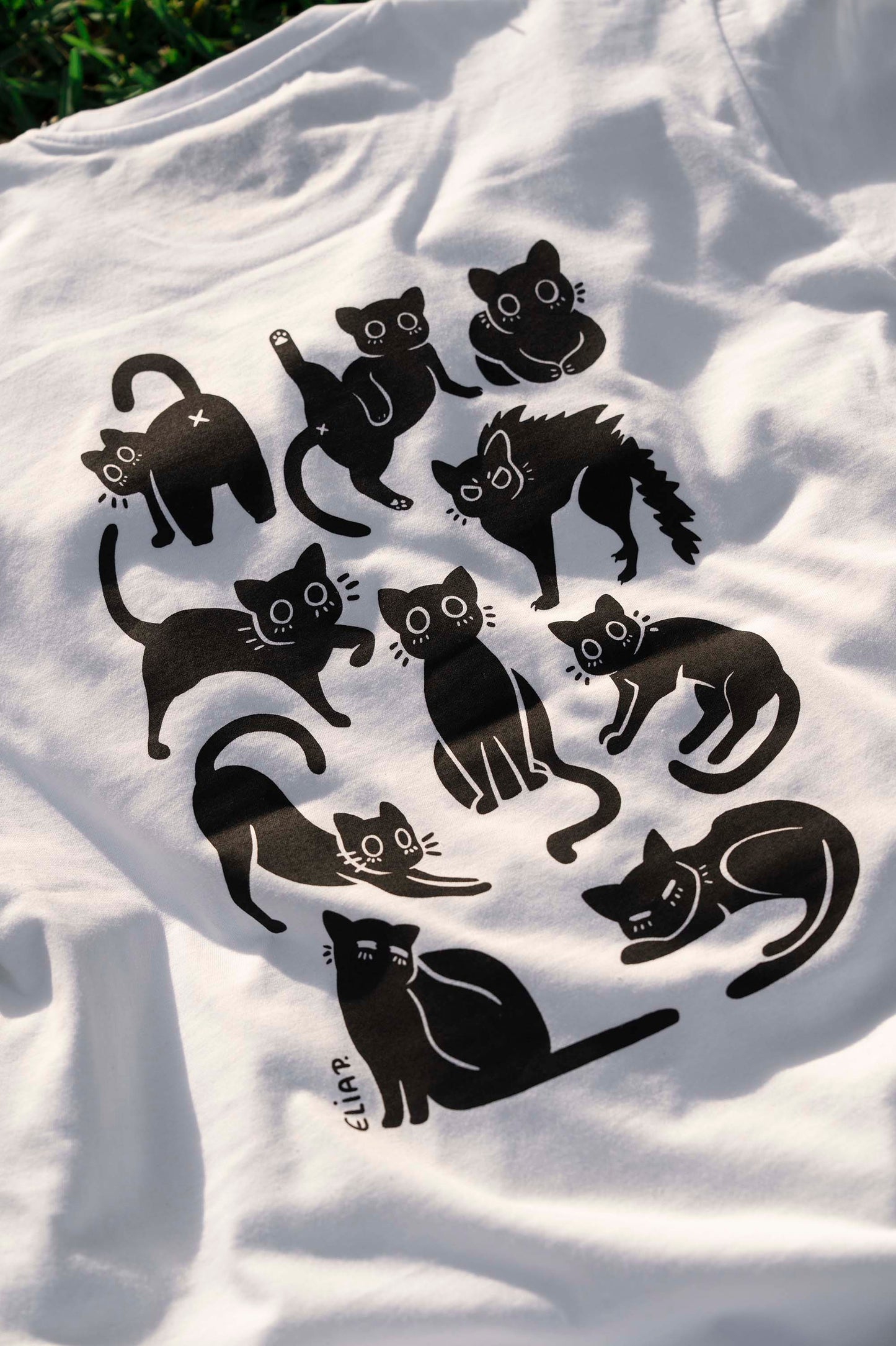 Camiseta Gatos negros