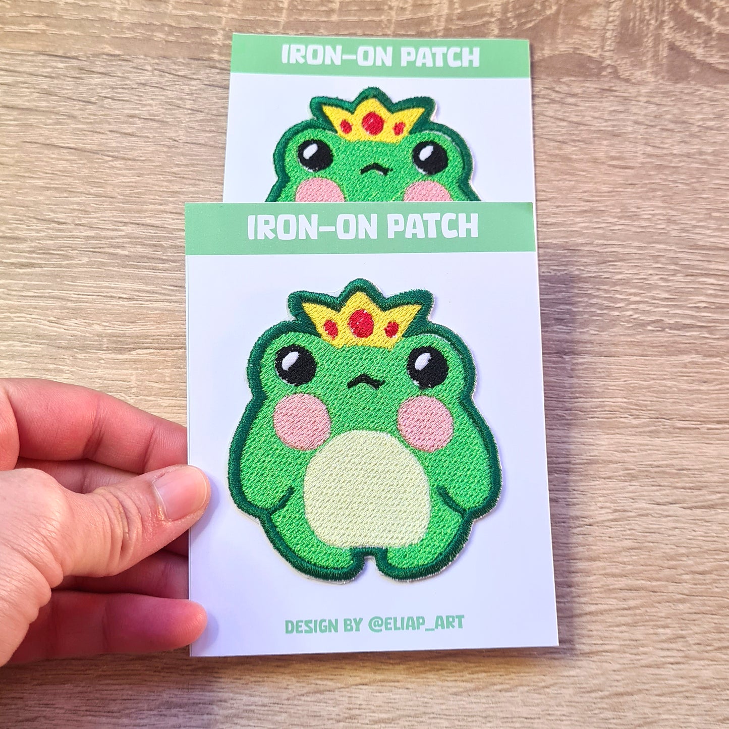 Frog King Patch