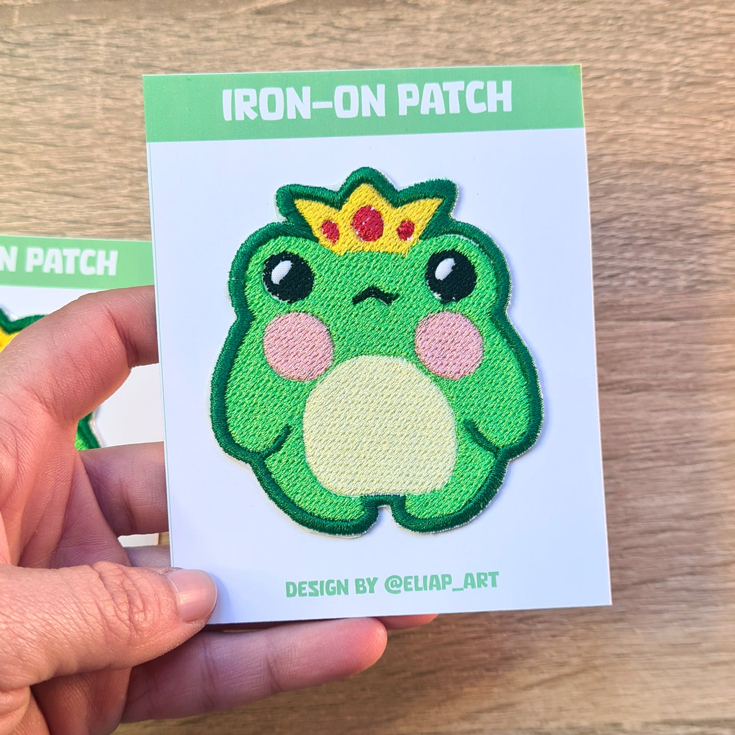 Frog King Patch