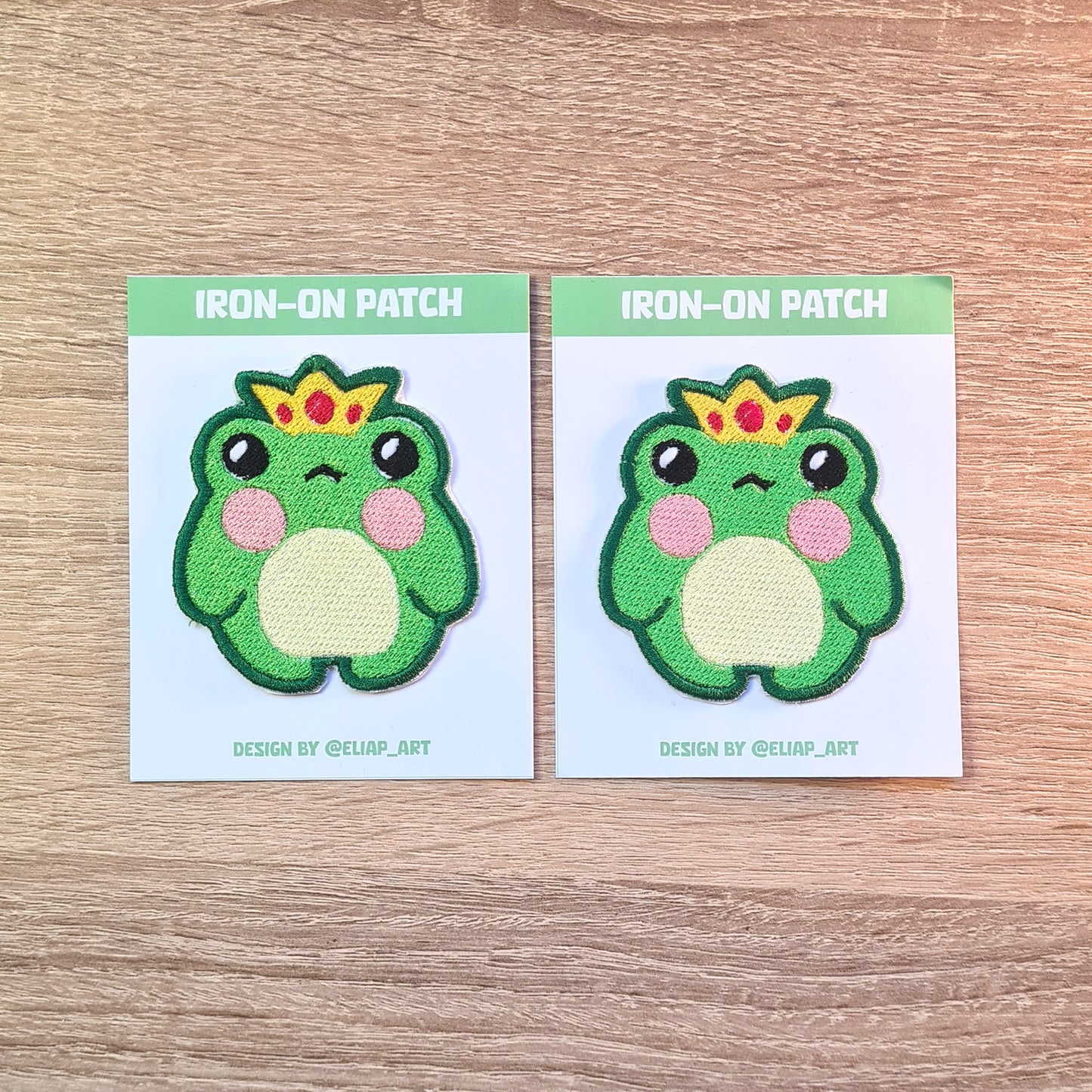 Frog King Patch