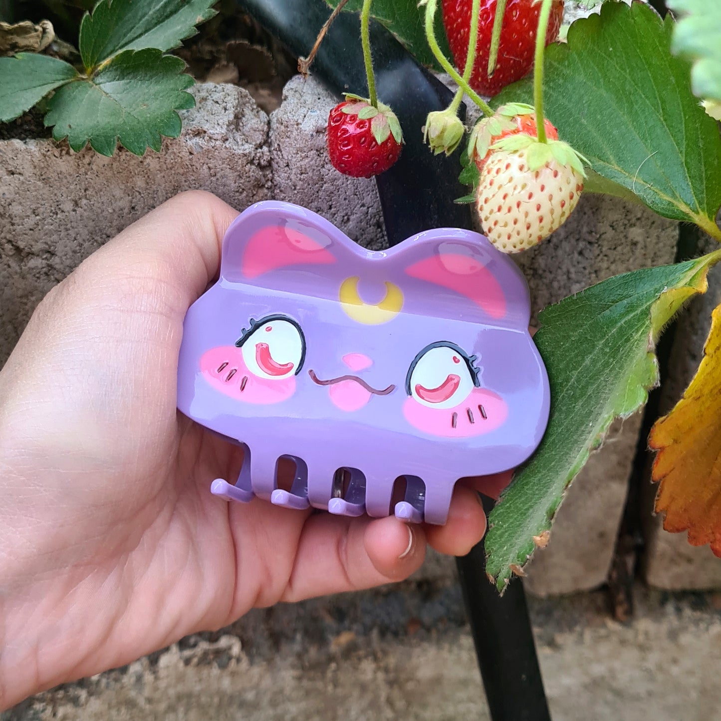 Pinza Pelo de Gato Luna, de sailor moon